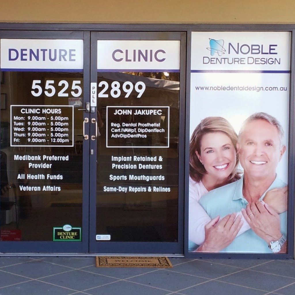 Noble Denture Design | Shop 30/1 Mudgeeraba Rd, Worongary QLD 4213, Australia | Phone: (07) 5525 2899