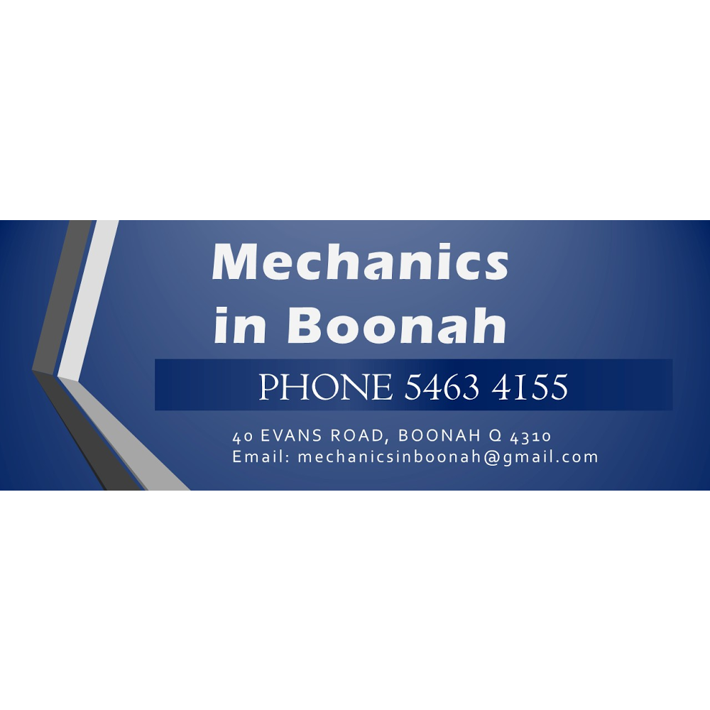 Mechanics in Boonah Pty Ltd | car repair | 40 Evans Rd, Dugandan QLD 4310, Australia | 0754634155 OR +61 7 5463 4155