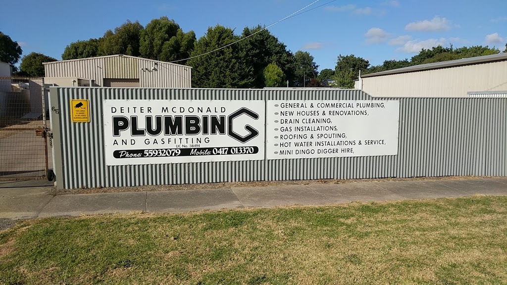 Deiter McDonald Plumbing & Gas Fitting | 65 Scott St, Camperdown VIC 3260, Australia | Phone: 0417 013 370