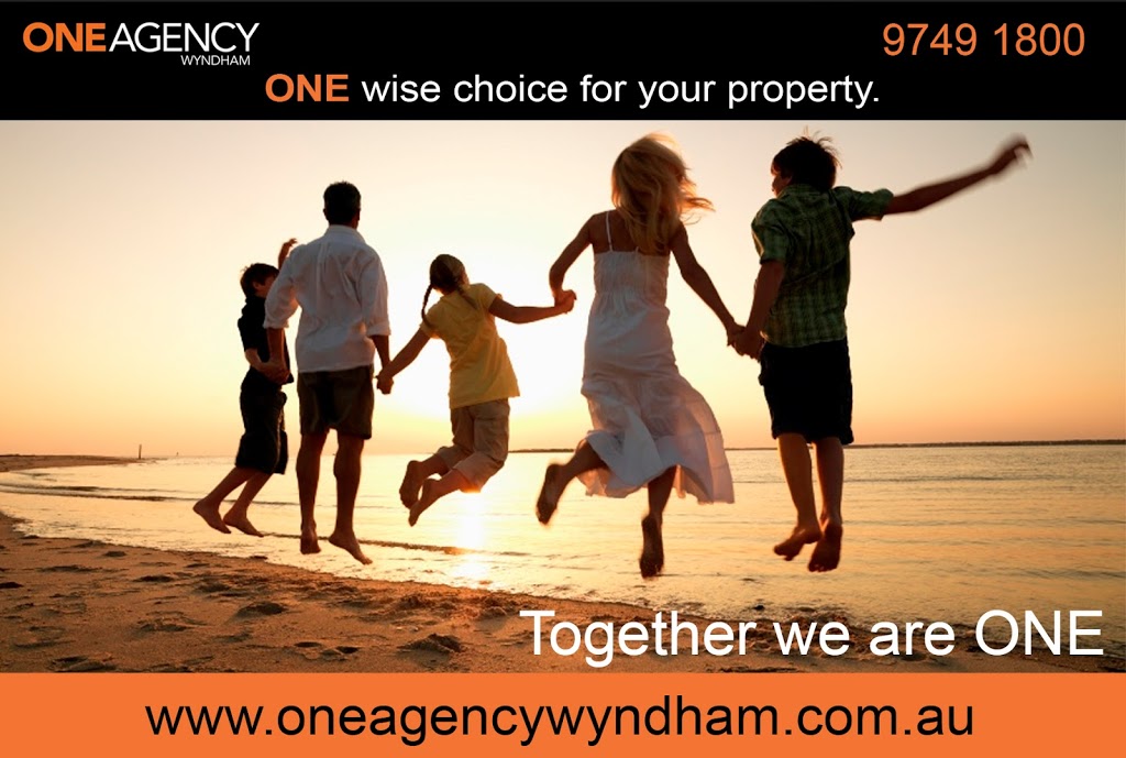 ONE Agency Wyndham | real estate agency | Shop 46/380 Sayers Rd, Tarneit VIC 3029, Australia | 0397491800 OR +61 3 9749 1800
