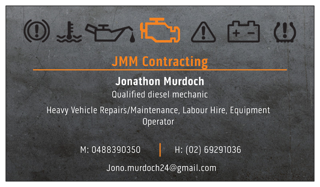 JMM contract mechanical | car repair | 2 Bidgee St, Currawarna NSW 2650, Australia | 0488390350 OR +61 488 390 350
