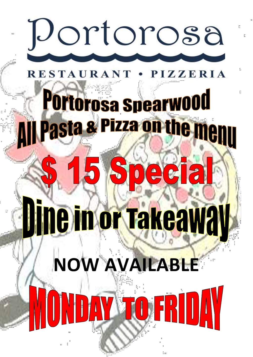 Portorosa Spearwood | restaurant | 4/218 Rockingham Rd, Spearwood WA 6163, Australia | 0894941790 OR +61 8 9494 1790