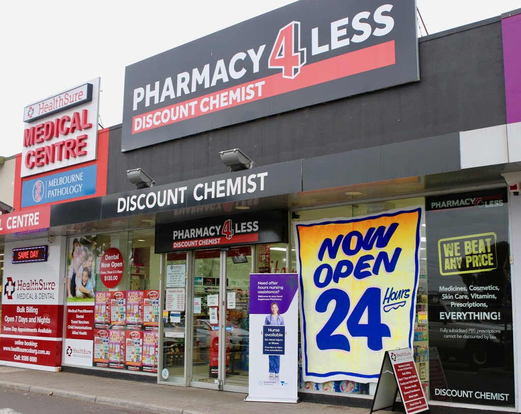 Pharmacy 4 Less Coburg (1 Louisa St) Opening Hours