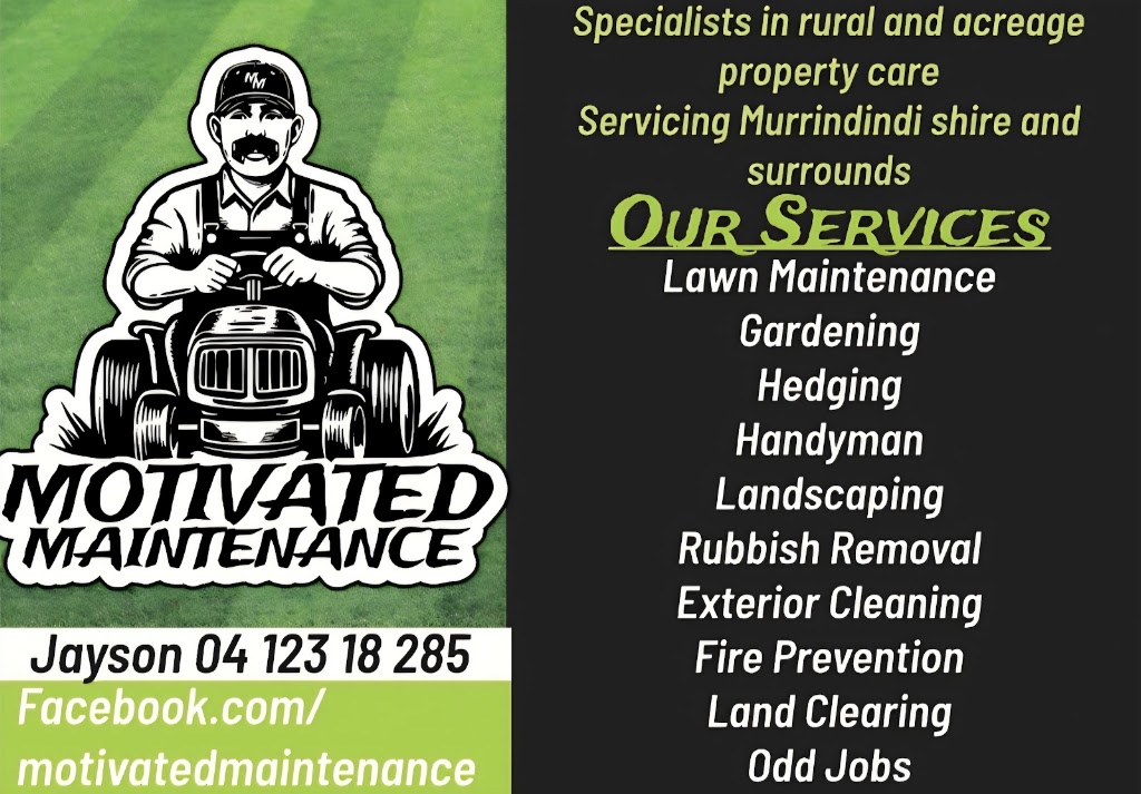 Motivated Maintenance | 101 High St, Yea VIC 3717, Australia | Phone: 0412 318 285