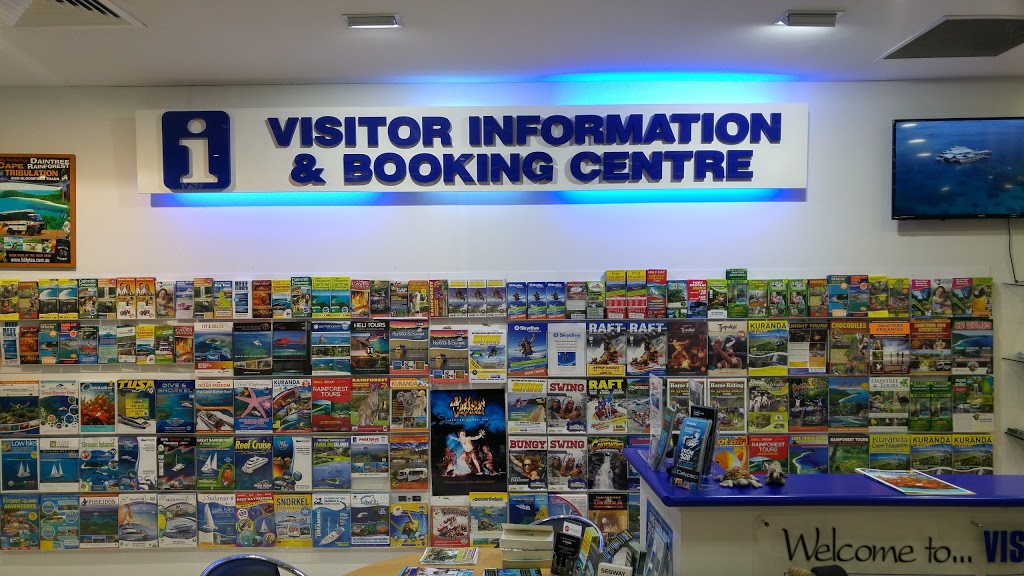 Visitor Information & Booking Centre | lodging | 2 Pier Point Rd, Cairns City QLD 4870, Australia | 0740314355 OR +61 7 4031 4355