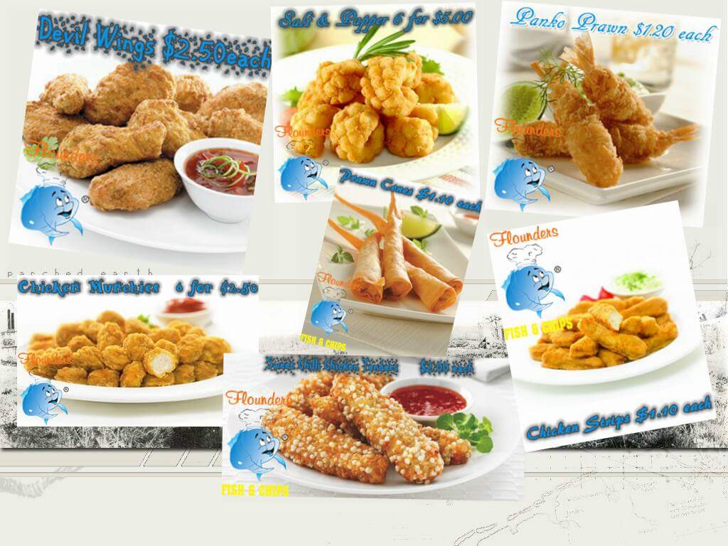 Flounders Fish and chips & Charcoal Chicken | Endeavour Hills VIC 3802, Australia | Phone: (03) 9706 2667