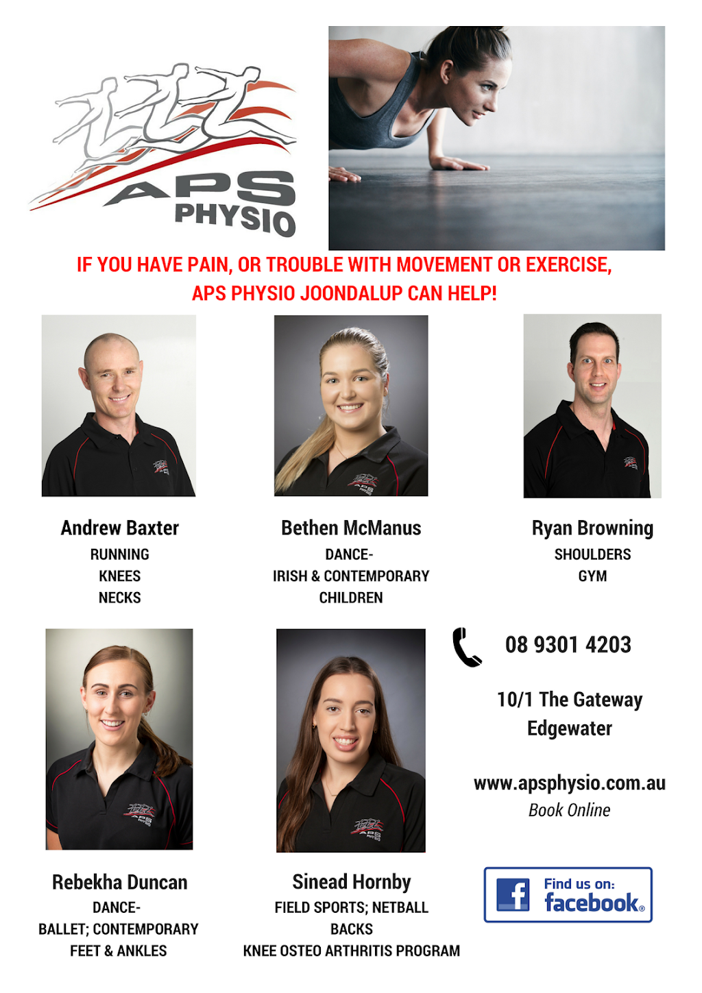 APS Physiotherapy Joondalup | physiotherapist | 10/1 The Gateway, Edgewater WA 6027, Australia | 0893014203 OR +61 8 9301 4203