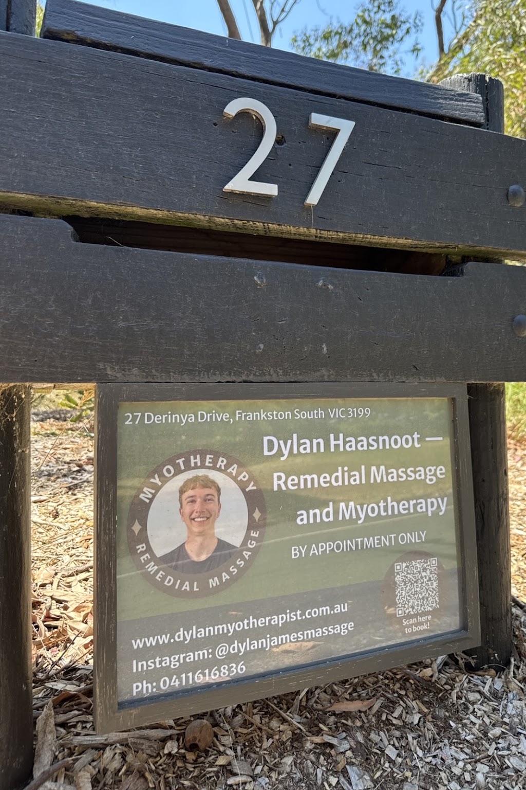 Dylan Haasnoot- Remedial Massage and Myotherapy | 27 Derinya Dr, Frankston South VIC 3199, Australia | Phone: 0478 469 668