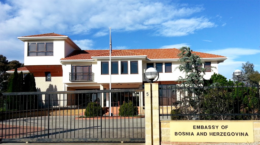 Embassy of Bosnia and Herzegovina | embassy | 5 Beale Cres, Deakin ACT 2600, Australia | 0262324646 OR +61 2 6232 4646