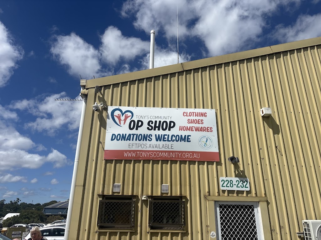 Tonys Community Op Shop | 232 North St, Rockville QLD 4350, Australia | Phone: (07) 4602 0888