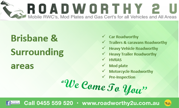 Roadworthy 2 U Ipswich | 24/1 Jaffa crescent, Calamvale QLD 4116, Australia | Phone: 0455 559 520