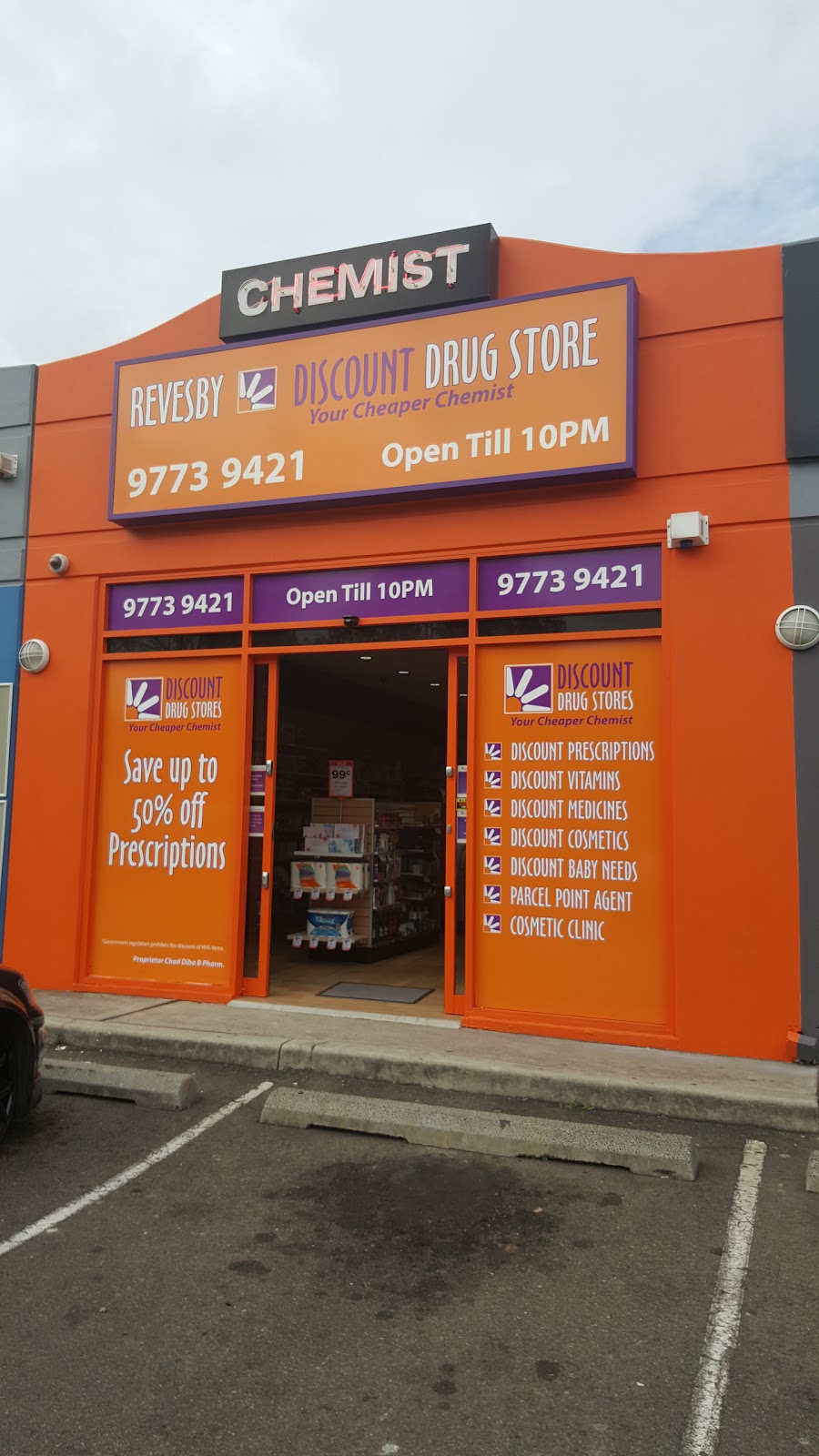 Revesby Discount Drug Store | store | 3/268 Canterbury Rd, Revesby NSW 2212, Australia | 0297739421 OR +61 2 9773 9421