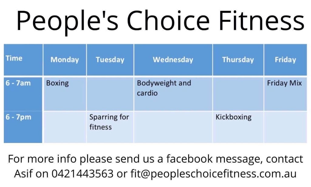Peoples Choice Fitness | 55 Cumberland St, East Maitland NSW 2323, Australia | Phone: 0421 443 563