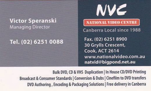 National Video Centre | electronics store | 30 Grylls Cres, Cook ACT 2614, Australia | 0262510088 OR +61 2 6251 0088