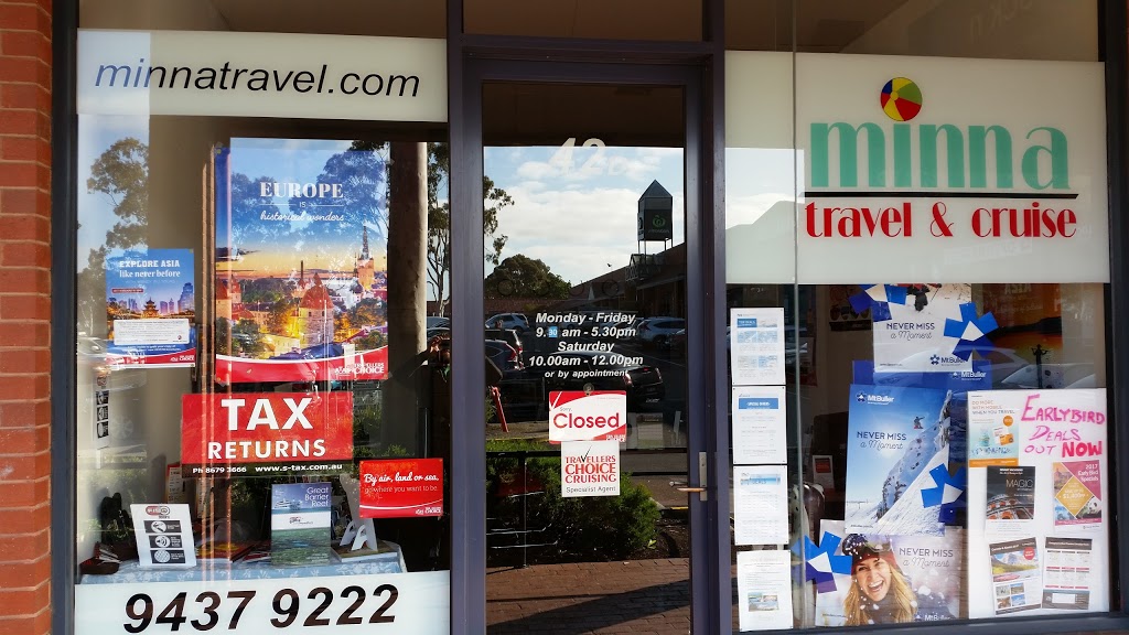 Minna Travel & Cruise | travel agency | 42d/314-360 Childs Rd, Mill Park VIC 3082, Australia | 0394379222 OR +61 3 9437 9222