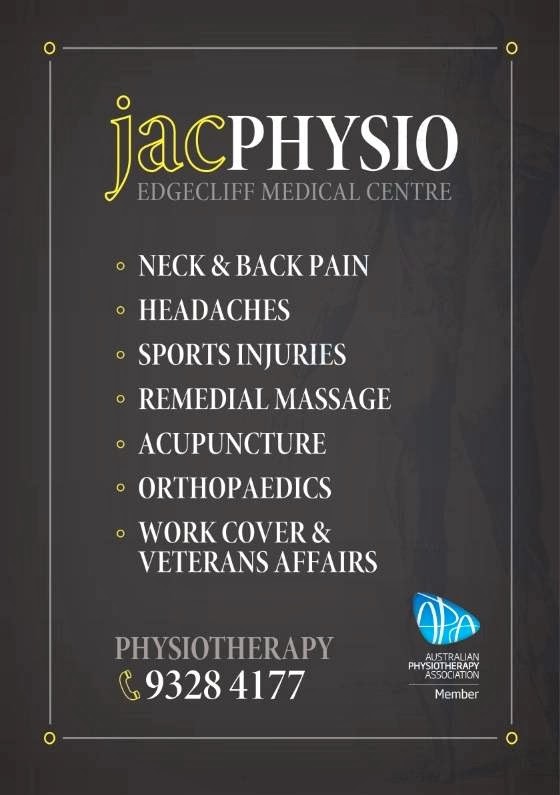 jacPHYSIO | physiotherapist | 285 New South Head Rd, Edgecliff NSW 2027, Australia | 0293284177 OR +61 2 9328 4177