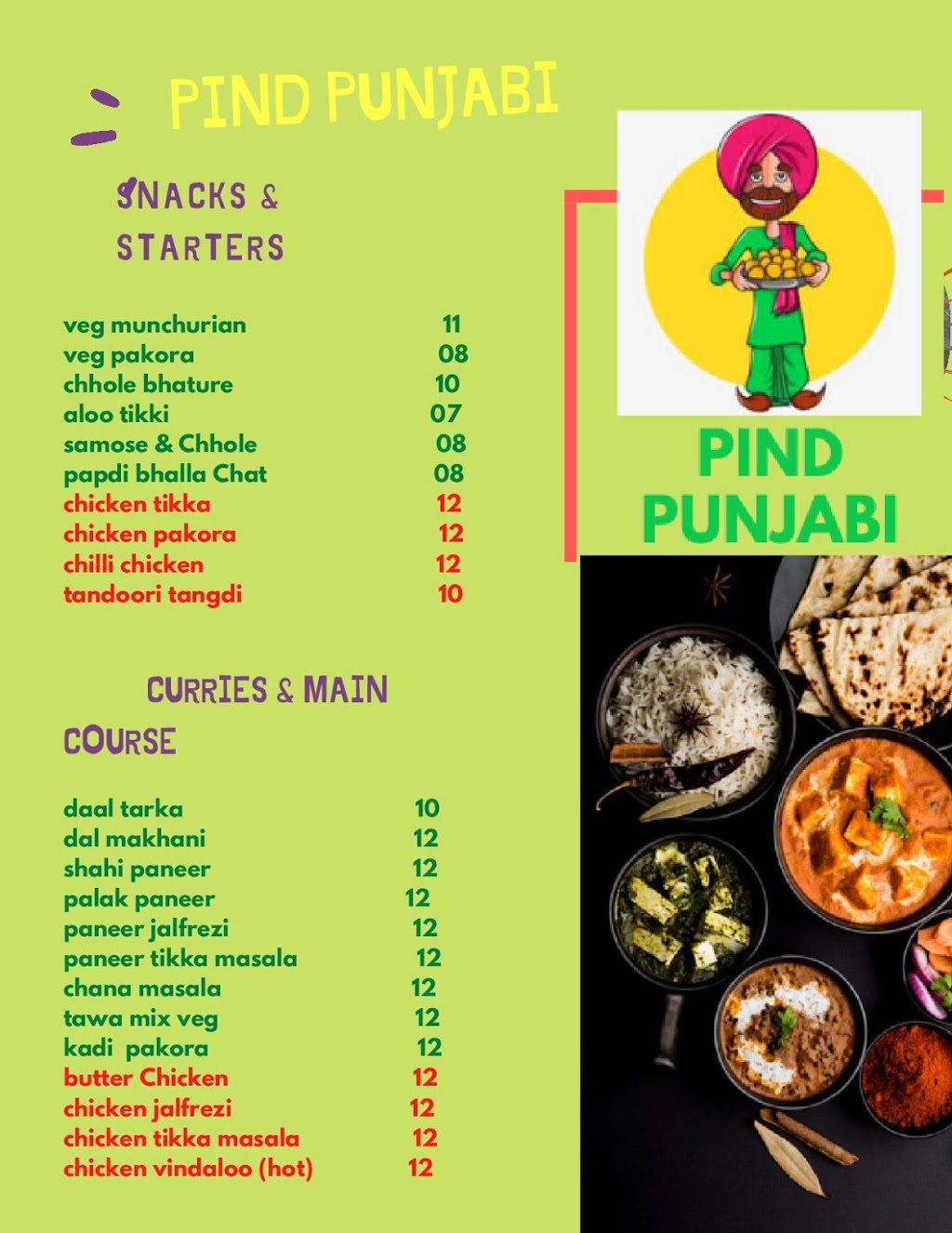 Pind punjabi | meal takeaway | 13 Cromarty Cres, Kalkallo VIC 3064, Australia | 0448730815 OR +61 448 730 815