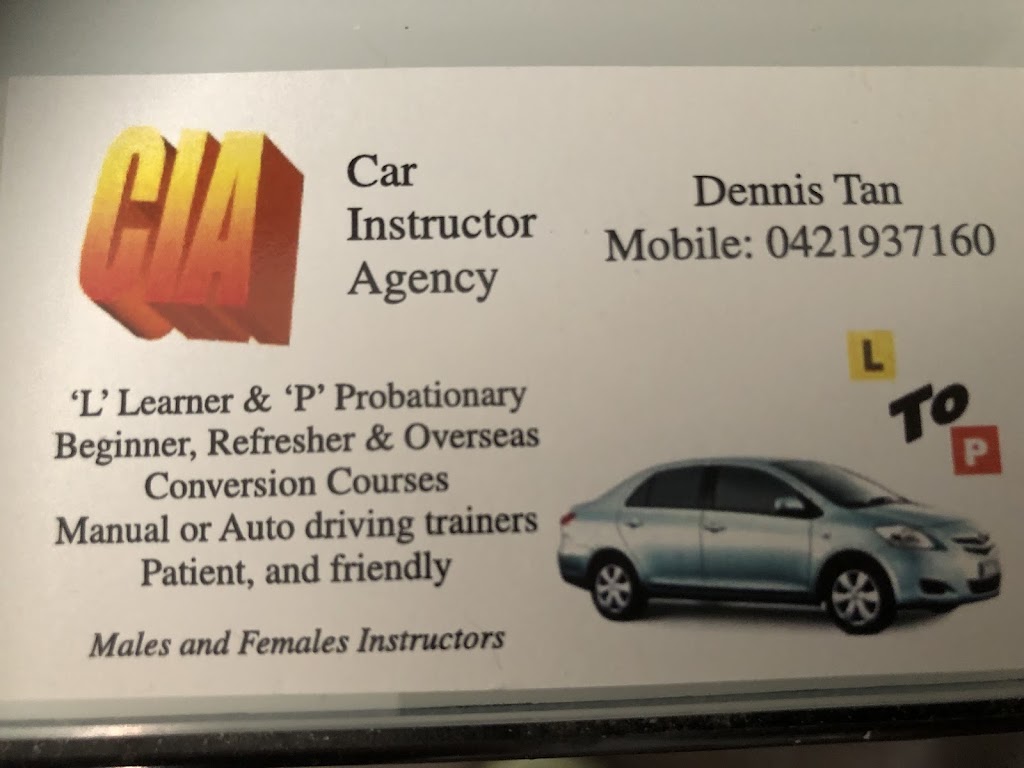 CIA Driving School | 93a Heatherdale Rd, Ringwood VIC 3134, Australia | Phone: 0451 239 090