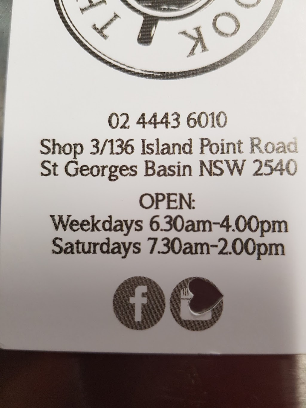 The Coffee Nook | cafe | Shop 3/136 Island Point Rd, St Georges Basin NSW 2540, Australia | 0244436010 OR +61 2 4443 6010