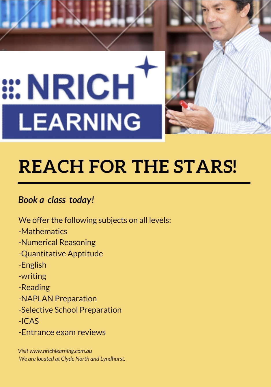 NRICH Learning Clyde North branch | 45 Haflinger Ave, Clyde North VIC 3978, Australia | Phone: 0480 179 878