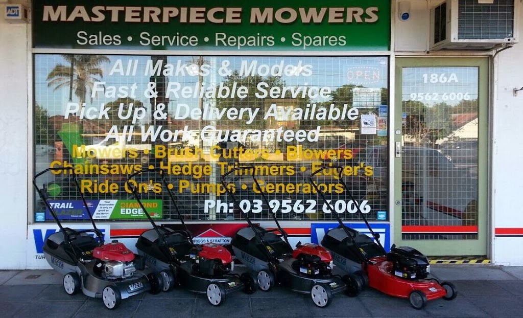 Masterpiece Mowers | store | 186A Huntingdale Rd, Oakleigh East VIC 3166, Australia | 0395626006 OR +61 3 9562 6006