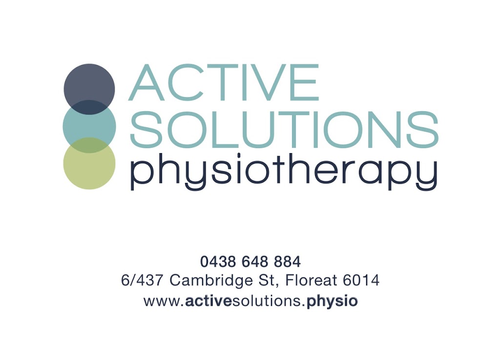 Active Solutions Physiotherapy | 6/437 Cambridge St, Floreat WA 6014, Australia | Phone: 0438 648 884
