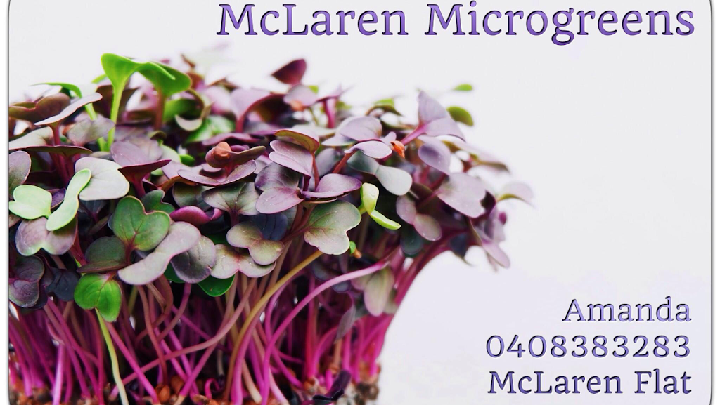 Mclaren Microgreens | 14 Main Rd, McLaren Flat SA 5171, Australia | Phone: 0408 383 283