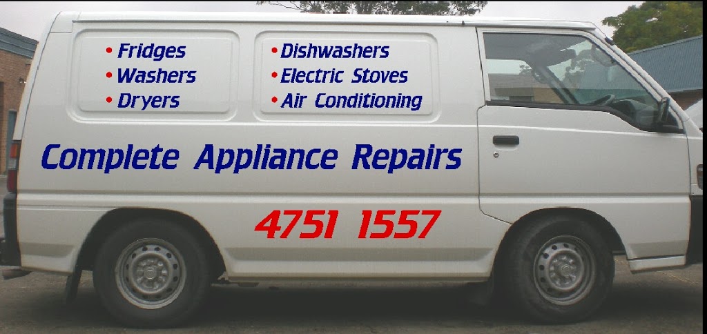 Complete Appliance Repairs | home goods store | 58a Green Parade, Valley Heights NSW 2777, Australia | 0247511557 OR +61 2 4751 1557