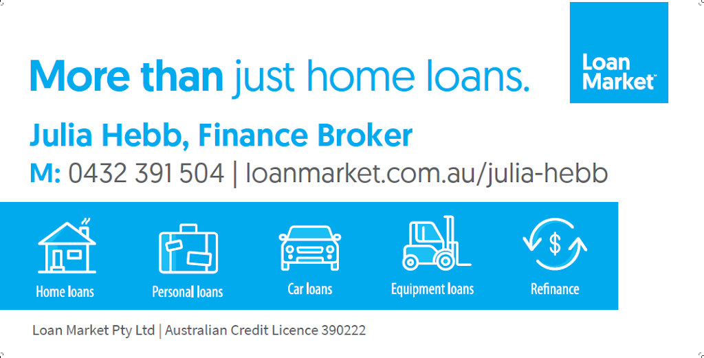 Loan Market - Julia Hebb | Smiths Ln, Pearcedale VIC 3912, Australia | Phone: 0432 391 504