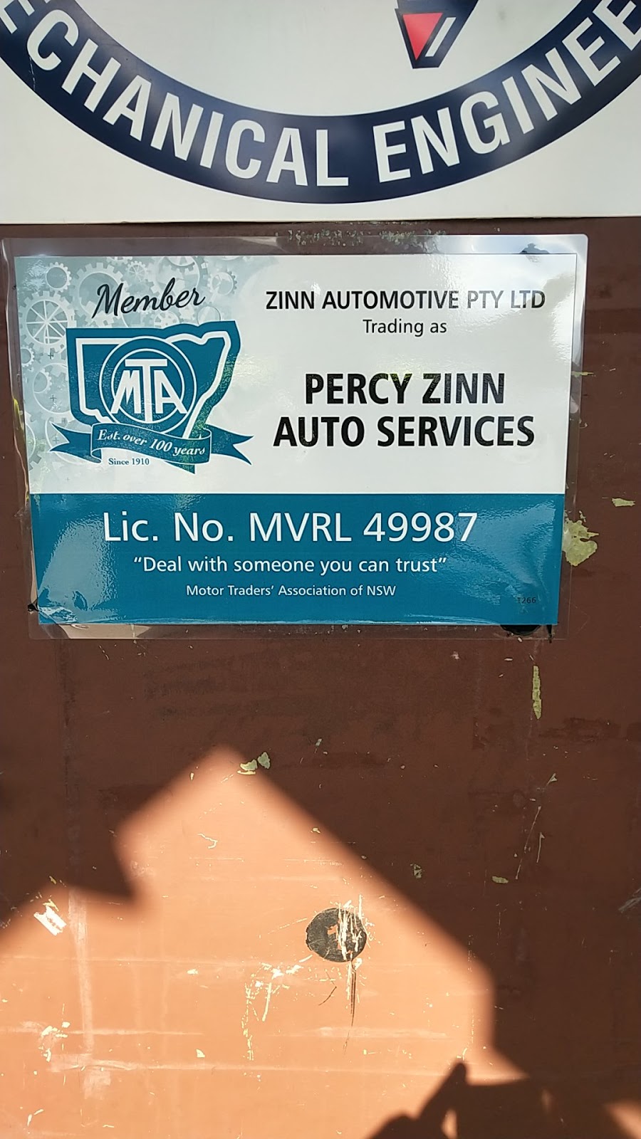 Percy Zinn Auto Services | car repair | 50 Queen St, Campbelltown NSW 2560, Australia | 0246267734 OR +61 2 4626 7734