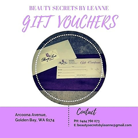 Beauty Secrets by Leanne | beauty salon | 6 Loveday Wy, Golden Bay WA 6174, Australia | 0424760073 OR +61 424 760 073