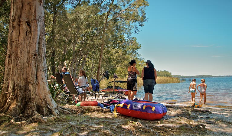 Korsmans Landing campground and picnic area | campground | Korsmans Trail, Bombah Point NSW 2423, Australia | 0265910300 OR +61 2 6591 0300