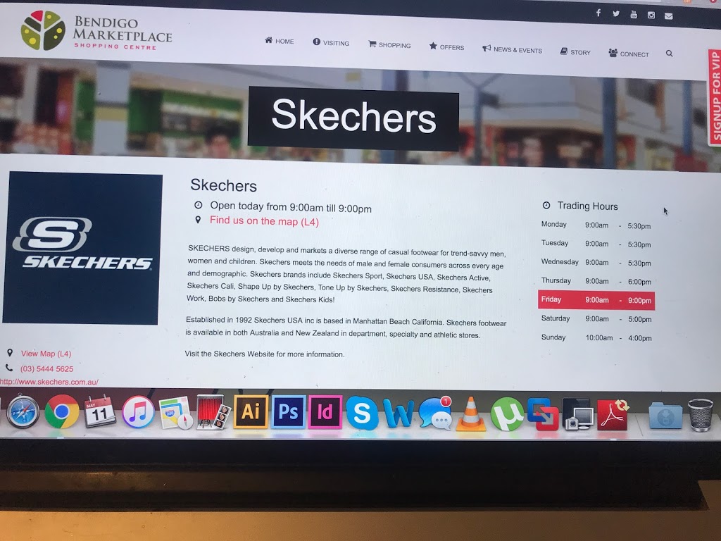 Skechers | Shop G036/116-120 Mitchell St, Bendigo VIC 3550, Australia | Phone: (03) 9088 7673