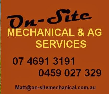 On-Site Mechanical & AG Services | car repair | 2 Queen St, Oakey QLD 4401, Australia | 0746913191 OR +61 7 4691 3191