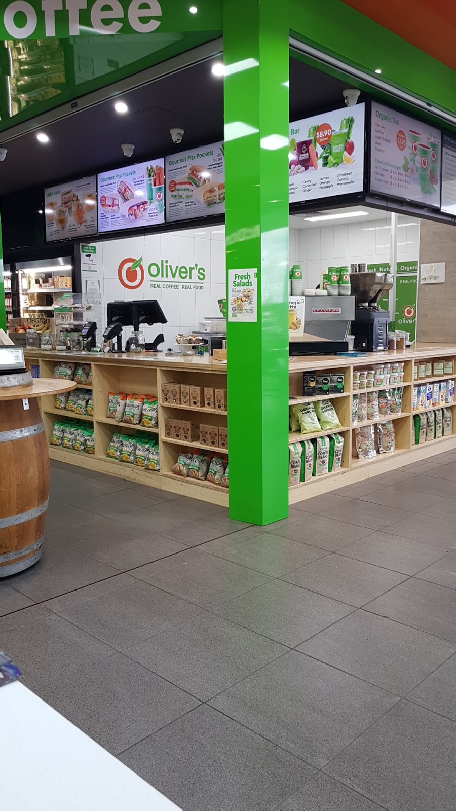 Olivers Real Food - Peninsula Link (Inbound) | restaurant | BP Service Centre, Shop 2, 1401 Peninsula Link Freeway Inbound, Baxter VIC 3911, Australia | 0359712397 OR +61 3 5971 2397
