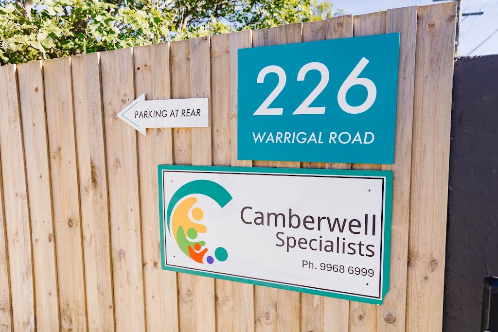 Camberwell Specialists | 226 Warrigal Rd, Camberwell VIC 3124, Australia | Phone: (03) 9968 6999
