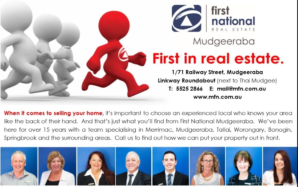 First National Real Estate Mudgeeraba | real estate agency | 1/71 Railway St, Mudgeeraba QLD 4213, Australia | 0755252866 OR +61 7 5525 2866