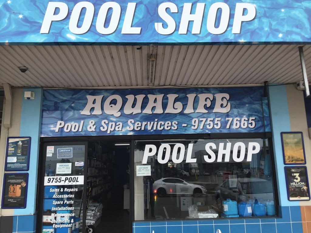 AQUALIFE Pool & Spa Services | store | 2/44 Gov Macquarie Dr, Chipping Norton NSW 2170, Australia | 0297557665 OR +61 2 9755 7665