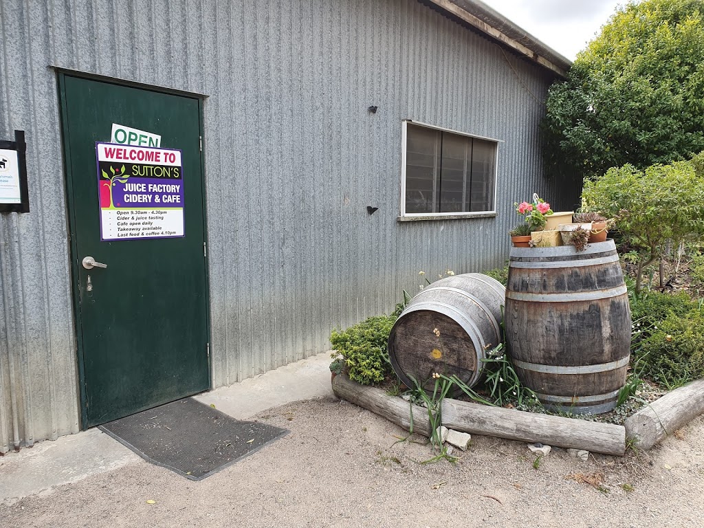 Suttons Juice Factory Cidery & Cafe | 10 Halloran Dr, Thulimbah QLD 4376, Australia | Phone: (07) 4685 2464