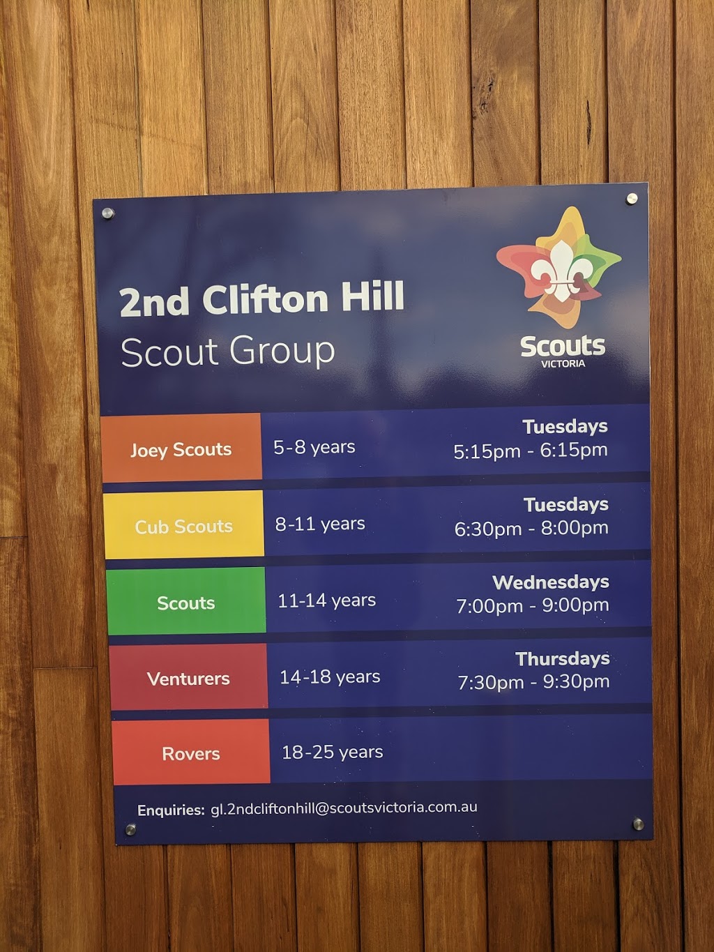 2nd Clifton Hill Scout Hall |  | 85 Walker St, Clifton Hill VIC 3068, Australia | 0385439800 OR +61 3 8543 9800