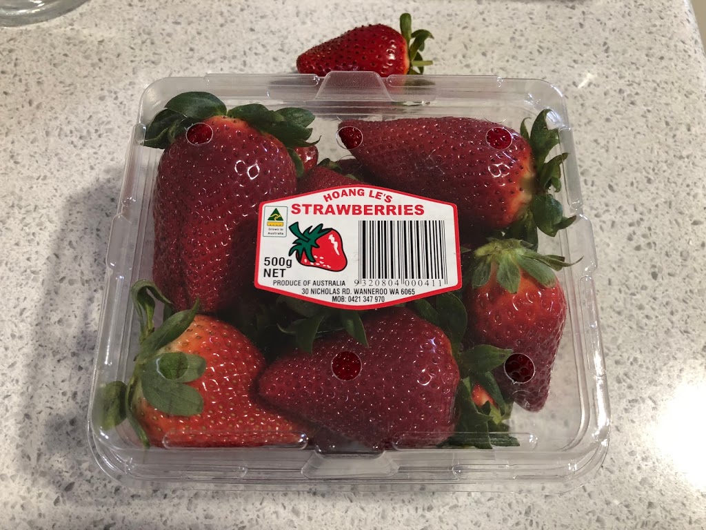 Hoang Le’s Strawberries | 30 Nicholas Rd, Wanneroo WA 6065, Australia | Phone: 0433 717 260