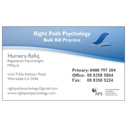Right Path Psychology | doctor | 7/43A Addison Rd, Warradale SA 5046, Australia | 0883585864 OR +61 8 8358 5864
