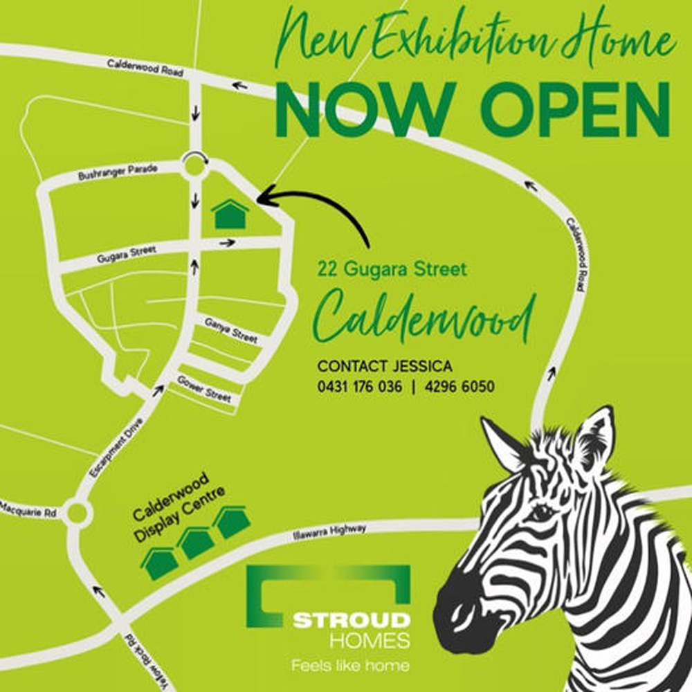 Stroud Homes Wollongong Exhibition Home | 22 Gugara St, Calderwood NSW 2527, Australia | Phone: 0431 176 036