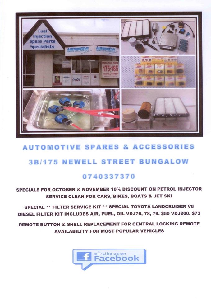 Automotive Spares & Accessories | 3b/175 Newell St, Bungalow QLD 4870, Australia | Phone: (07) 4033 7370
