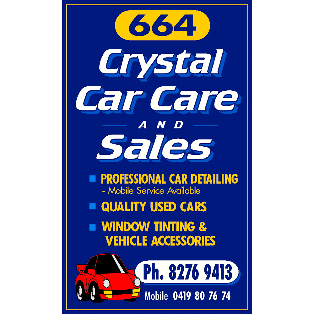 Crystal Car Care & Sales | car repair | 664 Marion Rd, Park Holme SA 5043, Australia | 0419807674 OR +61 419 807 674