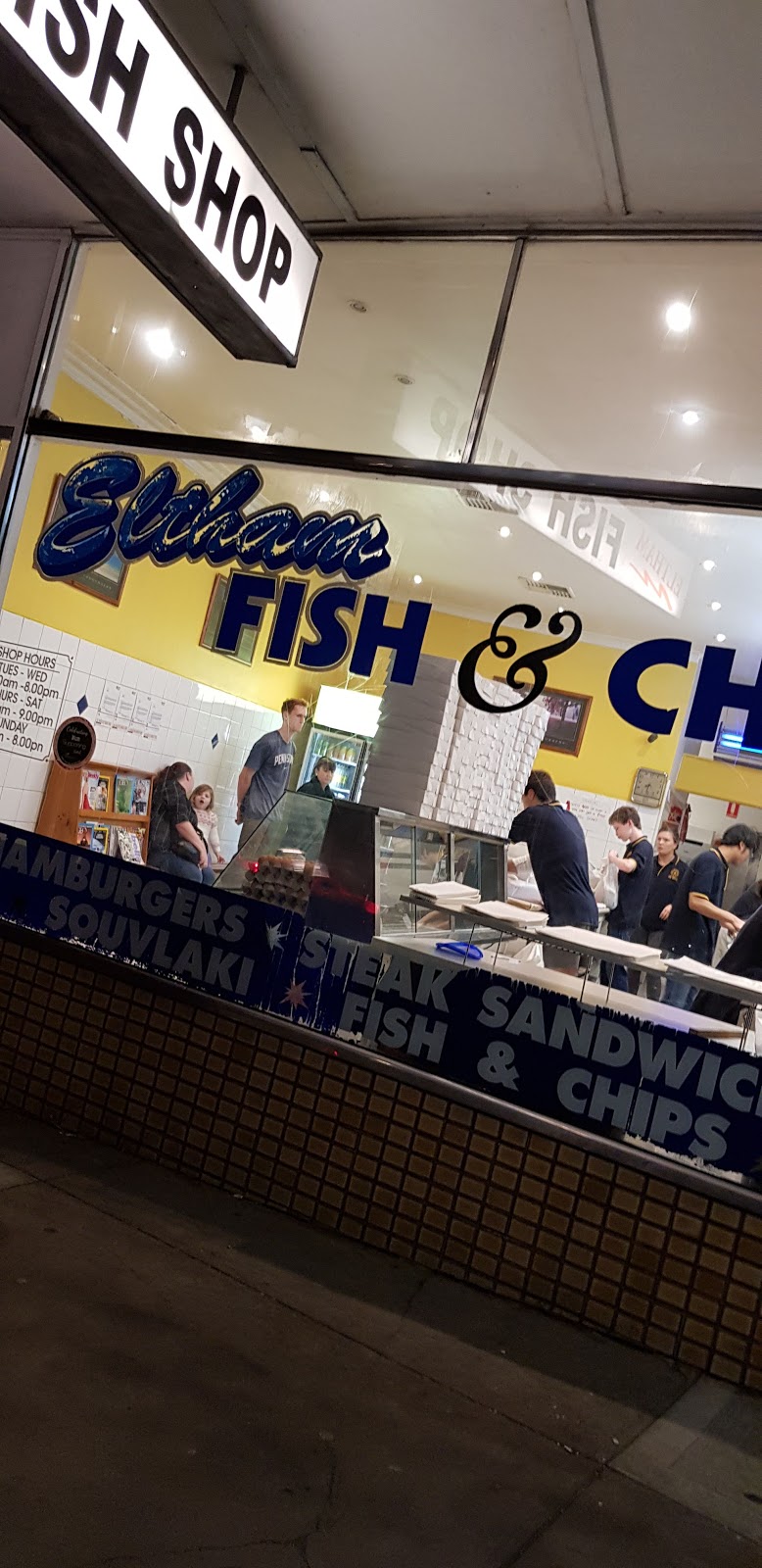 Eltham Fish & Chips Shop | 1 Dudley St, Eltham VIC 3095, Australia | Phone: (03) 9439 9766