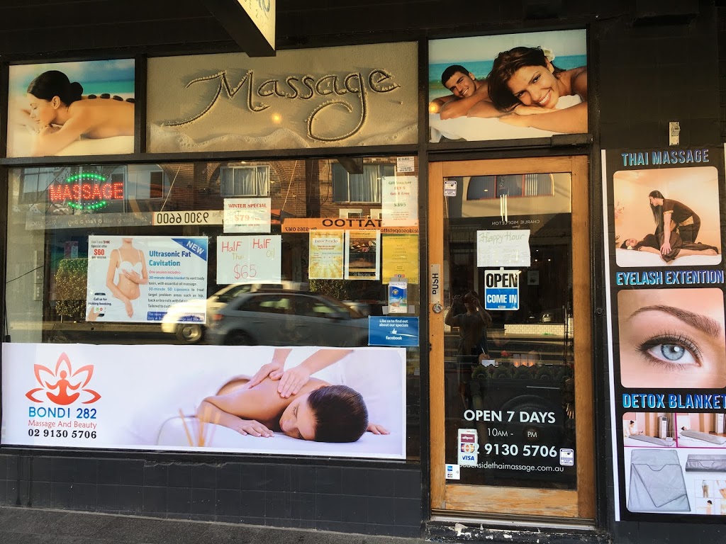 Bondi 282 Massage and Beauty | 282 Bondi Rd, Bondi NSW 2026, Australia | Phone: (02) 9130 5706