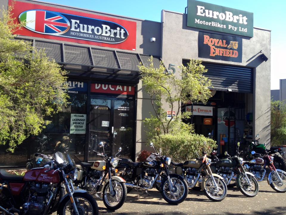 Eurobrit Motorbikes Australia | store | 5/10-14 Simms Rd, Greensborough VIC 3088, Australia | 0394326886 OR +61 3 9432 6886