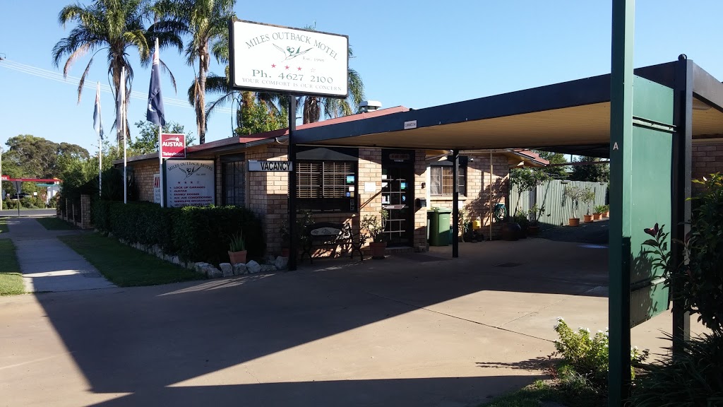 Miles Outback Motel | lodging | 11 Murilla St, Miles QLD 4415, Australia | 0746272100 OR +61 7 4627 2100