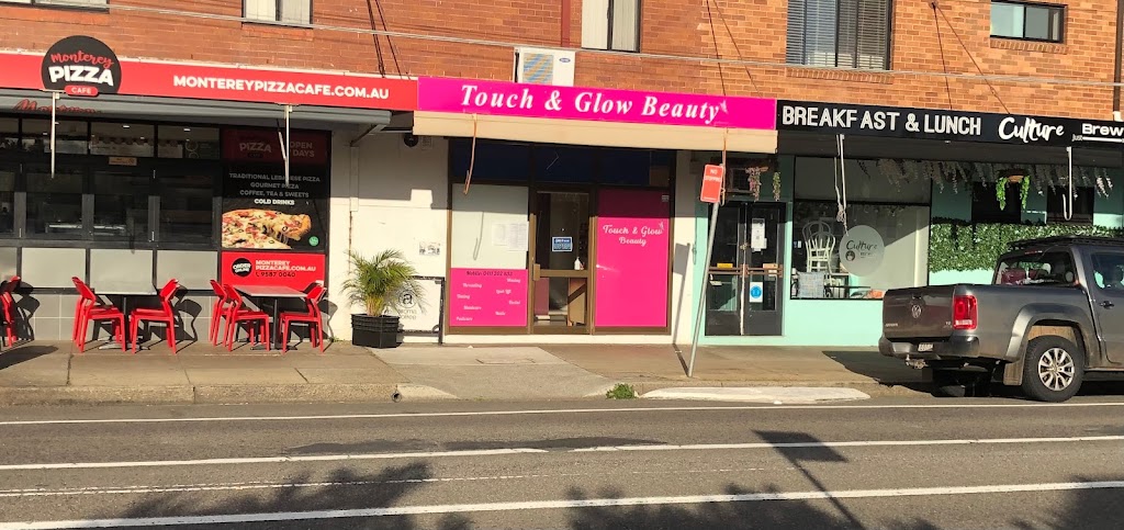 Touch & Glow Beauty | Shop 2/ 62 Scarborough St, Corner of, Chuter Ave, Monterey NSW 2217, Australia | Phone: 0411 202 833